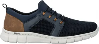 Rieker Mens Timo B7796 Shoes In Pazifik / Lake / Mandel / Navy