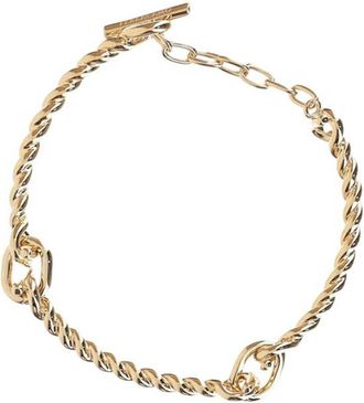 Ferragamo Golden Twisted Chain Bracelet