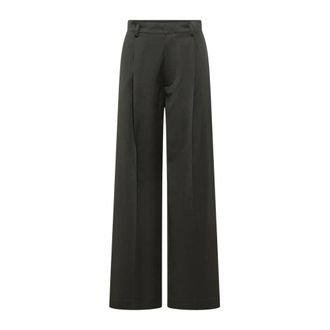 Darkpark Wide Trousers - Trousers - Mujer - Negro - 2XS