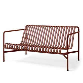 HAY Palissade Lounge Sofa, iron red