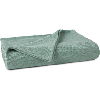 Coyuchi Sequoia Washable Organic Cotton Throw in Fern at Nordstrom, Size King