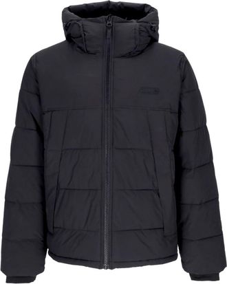 Element Waterafstotende donsjas met verstelbare capuchon - Heren - Winterjassen - Zwart - XL - Polyester - Jassen