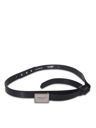 Dsquared2 Smooth leather knot belt