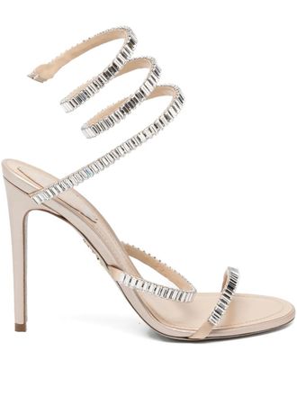 Rene Caovilla 105mm Cleo Spark heeled sandals - Neutrals