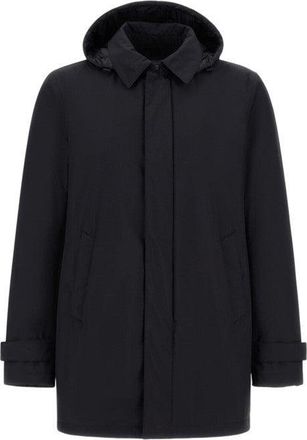 Herno Long Water-Repellent Parka With Modern Proportions