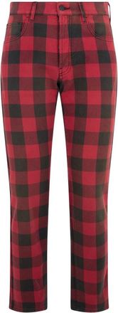 Moschino Slim Fit Broek - Heren - Regular Fit Jeans - Rood - M - Katoen - Jeans