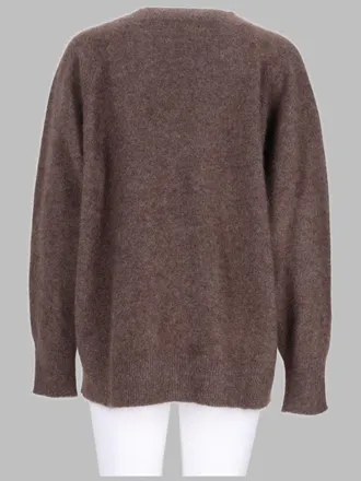 P.A.R.O.S.H. Raccoon Fur Sweater - Brown