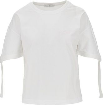 Givenchy Jersey T-shirt with logo embroidery Woman S