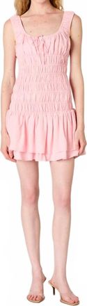 Nia Lirio Mini Dress In Blush
