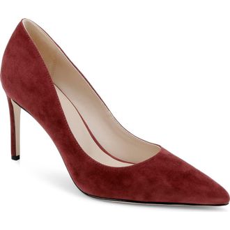 L'agence Maelle Pointed Toe Pump in Spice Suede at Nordstrom, Size 8.5