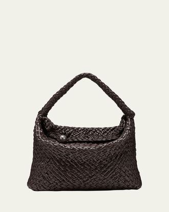 Bottega Veneta Maxi Intreccio Leather Shoulder Bag