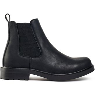 V.Gan Mens Vegan Auber Chelsea Boots - Black - Size UK 11.5