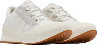 Sorel Womens Out N About Iii Waterproof Low-Top Sneakers In Sea Salt Chalk