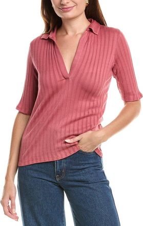 Vince Elbow Sleeve Polo Shirt