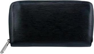 Louis Vuitton Pre-owned Lange Portemonnee (Bi-fold) - Heren - Vintage Accessoires - Zwart - ONE Size - Leer - Vintage