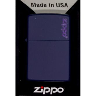 OEM Encendedor Zippo Azul Marino Mate Con Logotipo 60001569