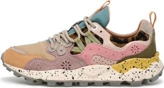 Flower Mountain Suede and technical fabric sneakers Yamano 3 Woman - Dames - Sneakers - Veelkleurig - 37 EU - Schoenen