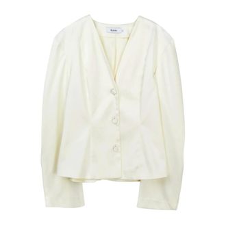 Stylein Overhemden, Dames, Beige, M, Polyester, Briar Blouse