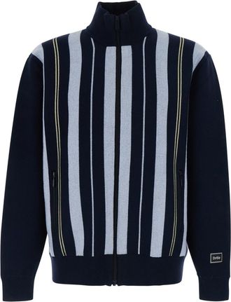 Dr&ocirc;le de Monsieur Navy Blue Stripes Cardigan