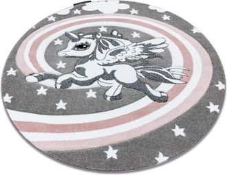 RugsX Rugsx - Alfombra Petit Pony Poni C&iacute;rculo Gris Grey Circulo 140 Cm