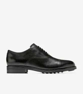 Cole Haan Mens Ledley Grand Cap Toe Oxford Shoes - Black Size 10.5
