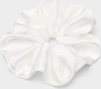 Simons Womens Large satin coloured scrunchie