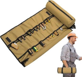 No Brand Bolsa Enrollable Para Herramientas - Estuche Para Herramientas De Mec&aacute;nico - Almacenamiento De Herramientas - Tela Oxford Resistente A Desgarros - 72 