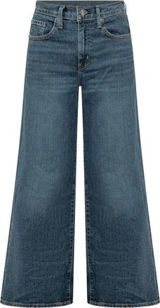 Levi's 728 HR Wide Leg Jeans - Dames - Loose Fit Jeans - Blauw - W30 L32 - Denim - Jeans