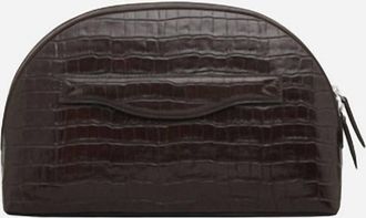 A.Emery Womens Halloran Clutch In Bistre Croc