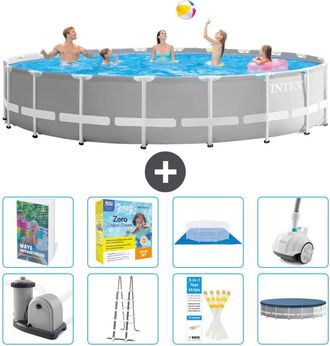 Intex Piscina Prism Frame Redonda - 610x132 Cm - 9-piezas S544