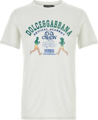 Dolce & Gabbana White Logo T-shirt