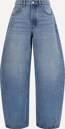 Alexander Wang Jeans a palloncino con cristalli Woman 26