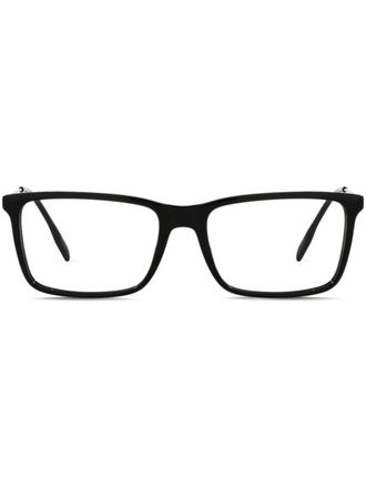 Burberry Sunglasses HARRINGTON rectangle-frame glasses - unisex - Acetate - 57 - Black