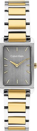 Calvin Klein Mens Minimalist Rectangle Bracelet Watch - Silver - OS