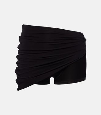 Gucci Draped cr&ecirc;pe jersey shorts