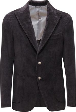 Gabo Fluwelen Jas Made in Italy - Heren - Blazers - Zwart - XL - Jassen
