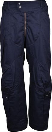 Vivienne Westwood Multicolor Cotton Chap Track Trousers with High Waist and Practical Pockets