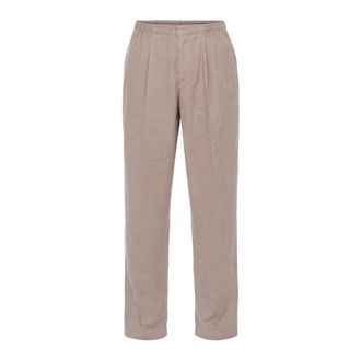 Hev&ograve; Wide Trousers, male, Beige, Size: XL Torrecanne Chino Trousers
