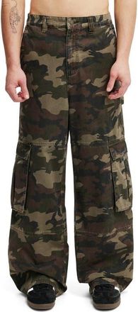 Cotton On Mens Super Baggy Cargo Pant in Camo at Nordstrom, Size 34