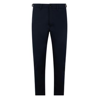 Diesel Slim-fit Trousers, male, Black, Size: W27 High-Waisted Fitted Trousers
