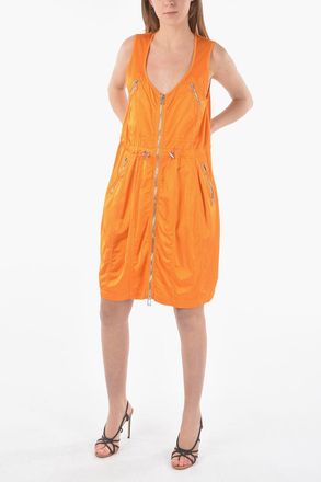 Bottega Veneta Utility Mini Dress with Full-Zip Closure Bottega Veneta