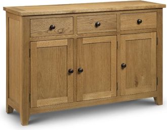 Julian Bowen Astoria Sideboard 1.3m - Oak - Julian Bowen | TJ Hughes