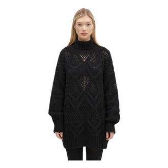 Sportmax Edicola Turtleneck - Dames - Coltruien - Zwart - M - Wol - Truien & Vesten