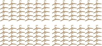 OEM 120 Perchas De Madera Para Ropa De Beb&eacute;, Perchas De Madera Natural Para Ropa De Beb&eacute;, Decoraci&oacute;n Para La Habitaci&oacute;n Infantil