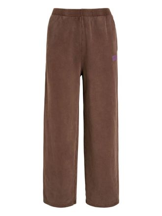 American Vintage Plizzy track pants - Brown