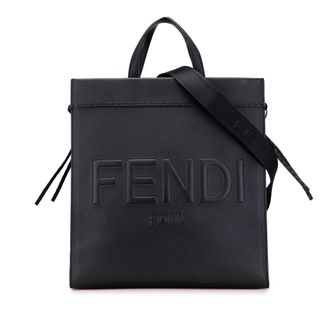Fendi Vertikale Leren Tote