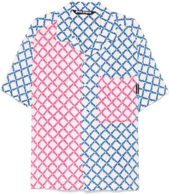 Palm Angels Camicia con logo - Bianco