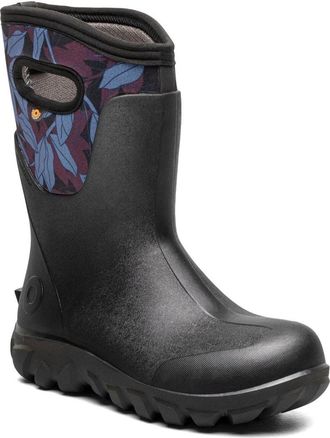 Bogs Womens Classic Seamless Mid Boots Womens Black Waterproof ZOGG3664