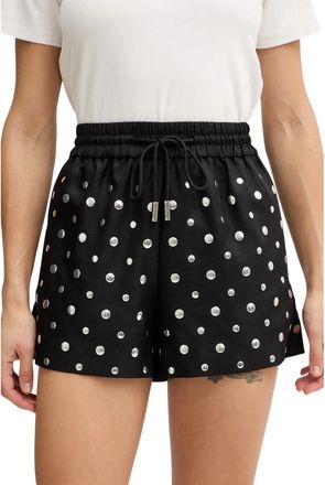 Silvian Heach Varvara Short Shorts - Dames - Bermuda - Zwart - L - Polyester - Korte Broeken