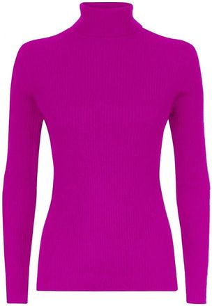Generic VEARZ Womens Turtle HIGH Neck Jumper! Ladies Long Sleeves Polo ROLL Neck Tops Ribbed Stretchy Pull Over Sweater Plus Size Cerise